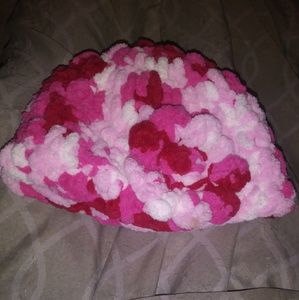 Crochet baby girl hat